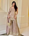 Tew Chinon Silk With Havy Embroidery Work Top With Sarara Dupatta Wholesale In India